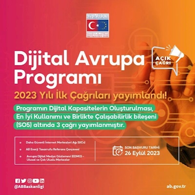 DİJİTAL AVRUPA PROGRAMI 2023 İLK ÇAĞRILARI AÇIKLANDI!